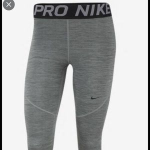 Nike Pro tights with mesh bottom